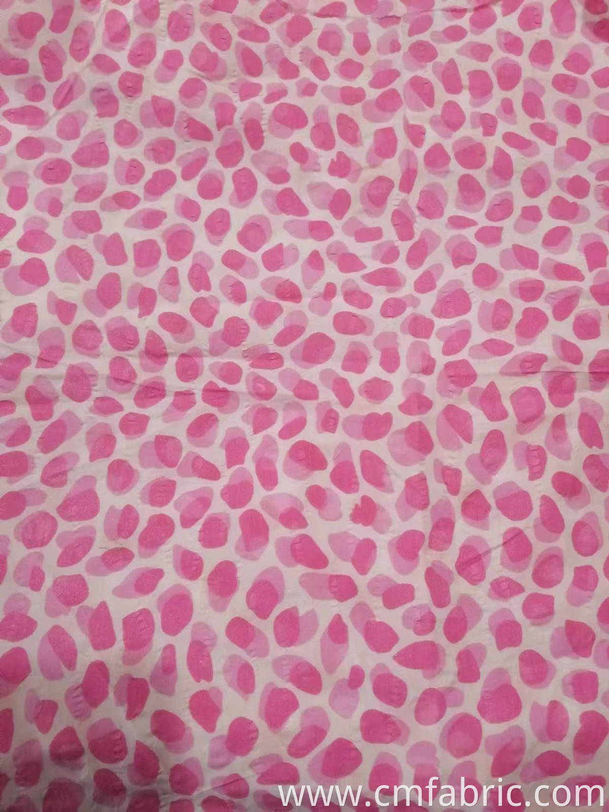 100% cotton voile salt shrink print fabric 2